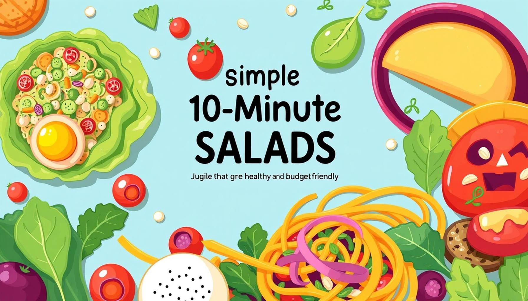 Simple 10-Minute Salads That Are Healthy and Budget-Friendly