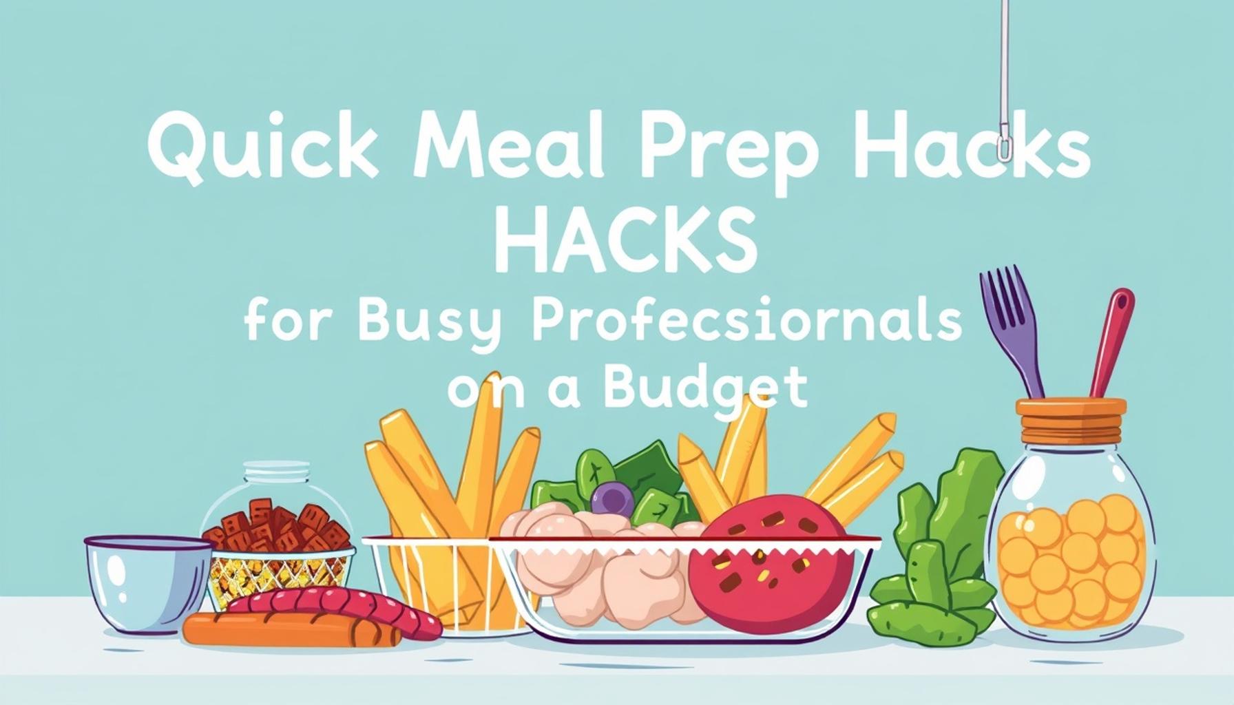 Quick Meal Prep Hacks for Busy Professionals on a Budget